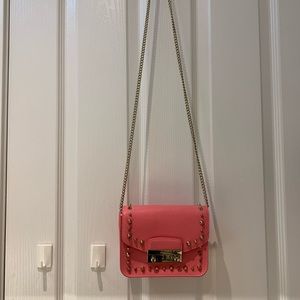 Furla Julia mini crossbody bag in pink